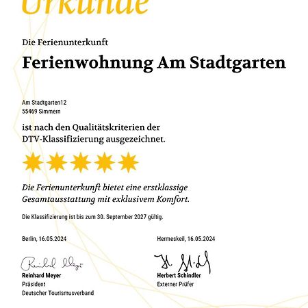 Am Stadtgarten Simmern Exteriör bild
